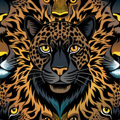 illustration of a leopard