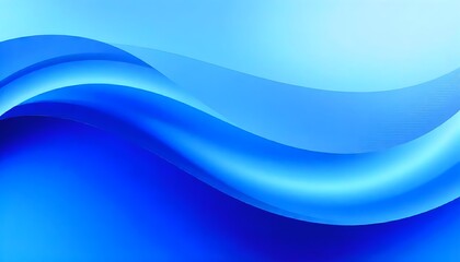 Obraz premium Blue abstract background with soft curves. swirling, blue wave with translucent ripples.
