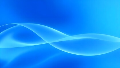 Blue abstract background with soft curves. swirling, blue wave with translucent ripples.