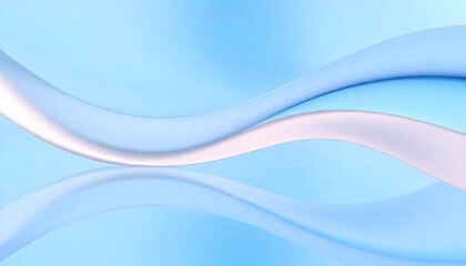 Blue abstract background with soft curves. swirling, blue wave with translucent ripples.