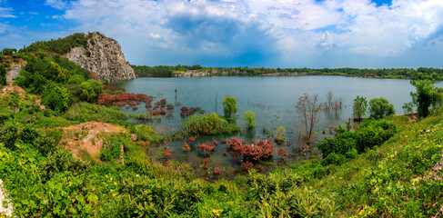 landscape with a lake