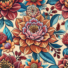 seamless floral pattern