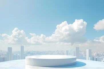 Naklejka premium Product booth background