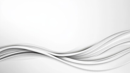 Obraz premium Abstract White Wavy Background