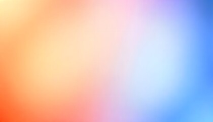 Obraz premium Minimalist blur background with a gentle yellow-to-pink gradient.