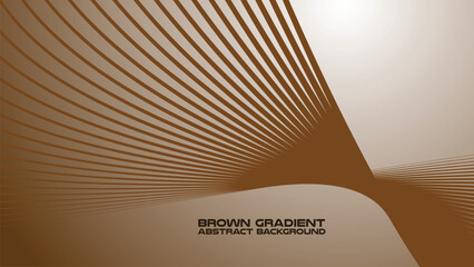 Brown gradient with curve line abstract background for backdrop or presentation