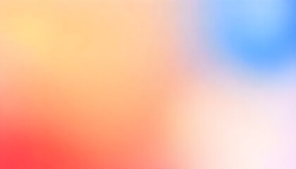 Obraz premium Minimalist blur background with a gentle yellow-to-pink gradient.
