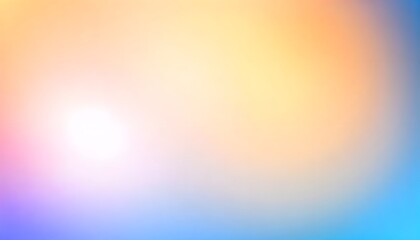 Gradient background with soft blended multicolour background. soft, blurred gradient transitioning from pink to blue.

