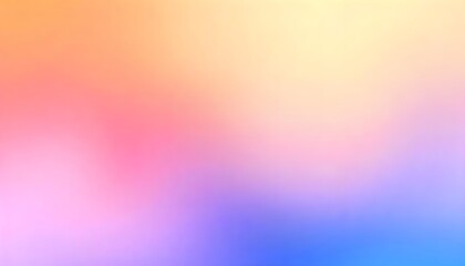 Obraz premium Gradient background with soft blended multicolour background. soft, blurred gradient transitioning from pink to blue.