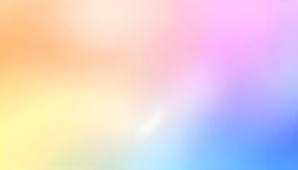 Obraz premium Gradient background with soft blended multicolour background. soft, blurred gradient transitioning from pink to blue.