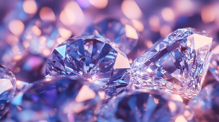 Background made of a bunch of diamonds. 