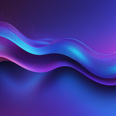 made with AI Modern brilliant colors fluttering with moving dots and lines. Abstract digital background. Big data connection concept. Futuristic technology background.with blue and purple colors
