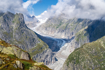 Schweiz Wallis Aletscharena