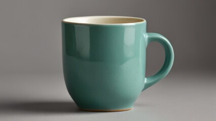 Fototapeta premium homelike mug with tea on a white background