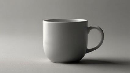 Obraz premium homelike mug with tea on a white background