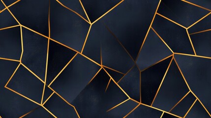 Seamless geometric design with gold lines Ideal for wallpaper applications