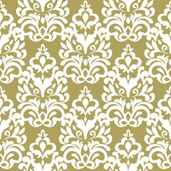 Damask silk  victorian Baroque pattern illustration design for wrapping, fabric, silk, scarf Classical luxury royal Vintage, paisley elements ornament  seamless texture for wallpapers Motifs African