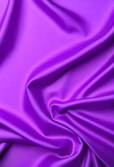Obraz premium Smooth flowing purple satin fabric with soft wavy. flowing purple satin with soft folds and highlights.