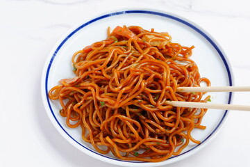 昔なつかしい味わいのソース焼きそば