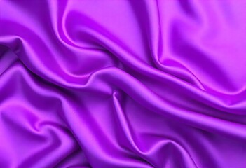 Obraz premium Smooth flowing purple satin fabric with soft wavy. flowing purple satin with soft folds and highlights.