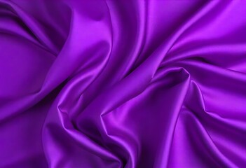 Obraz premium Smooth flowing purple satin fabric with soft wavy. flowing purple satin with soft folds and highlights.