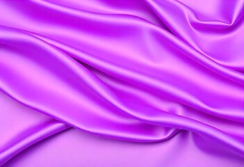 Smooth flowing purple satin fabric with soft wavy. flowing purple satin with soft folds and highlights.