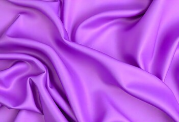 Obraz premium Smooth flowing purple satin fabric with soft wavy. flowing purple satin with soft folds and highlights.