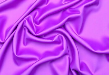 Obraz premium Smooth flowing purple satin fabric with soft wavy. flowing purple satin with soft folds and highlights.