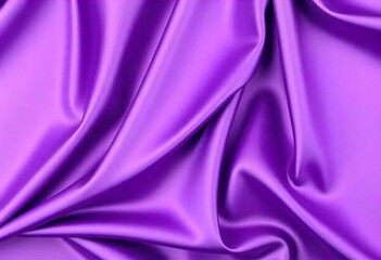 Smooth flowing purple satin fabric with soft wavy. flowing purple satin with soft folds and highlights.