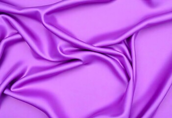 Obraz premium Smooth flowing purple satin fabric with soft wavy. flowing purple satin with soft folds and highlights.