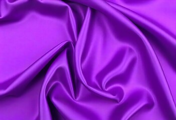 Obraz premium Smooth flowing purple satin fabric with soft wavy. flowing purple satin with soft folds and highlights.