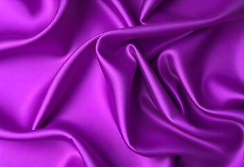Obraz premium Smooth flowing purple satin fabric with soft wavy. flowing purple satin with soft folds and highlights.
