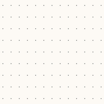 Bullet journal page, simple polka dot grid background. Paper pattern. Halftone texture, retro office. Planer, note small spots. 