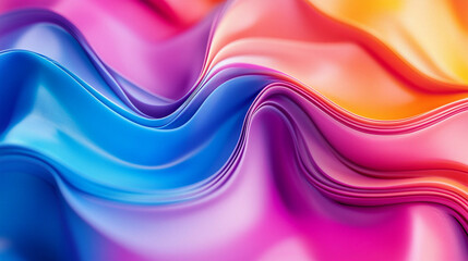 Naklejka premium Abstract color wave on background, abstract colorful background