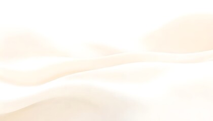 Smooth flowing beige and white abstract waves smooth, peach colored surface with a subtle gradient.