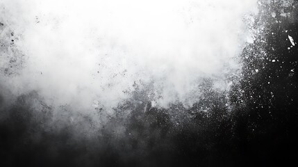 Obraz premium black and white smoke