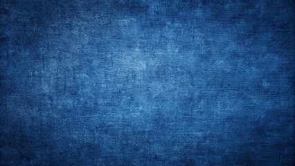 Grunge navy blue textured surface with dark textile pattern, abstract indigo background