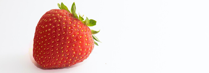 Strawberries berry isolated on white background