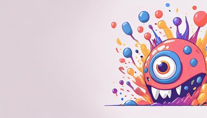 3D abstract background designed with modern, futuristic elements and vibrant col 