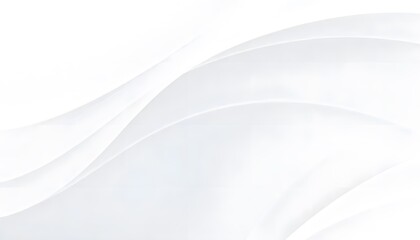 Obraz premium White abstract background with soft Smooth, white fabric with gentle waves and folds.