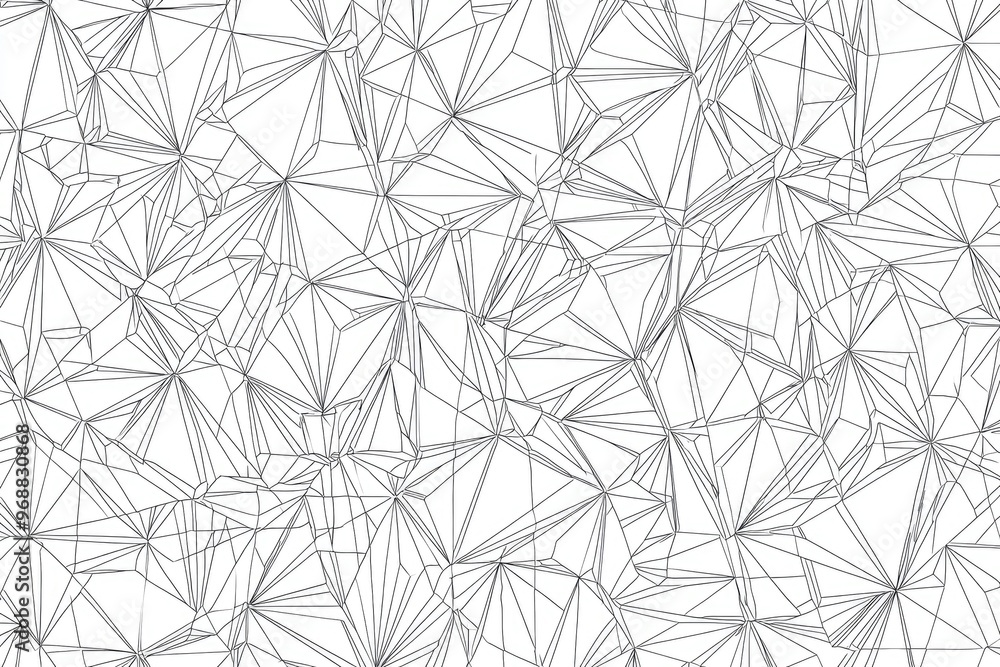Poster abstract line pattern with intricate geometric shapes, perfect for backgrounds or design projects.