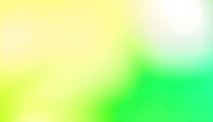 Obraz premium Vibrant yellow and green gradient with a soft, blurred background. Suitable for wallpaper