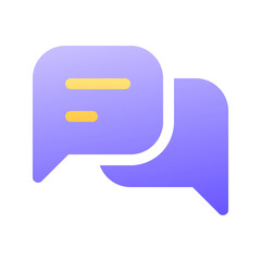 Communication Icon Gradient Style