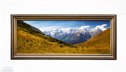 mountains landscape frame