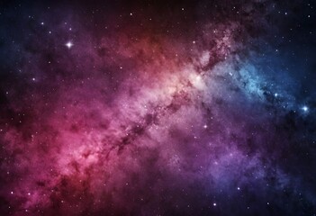 Obraz premium A clear night sky filled with shimmering stars over a dark blue atmospheric backdrop