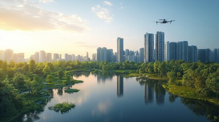 AI-Enhanced Environmental Monitoring for Smart Cities: AI monitoring air and water quality, and providing insights for city planners on sustainability.