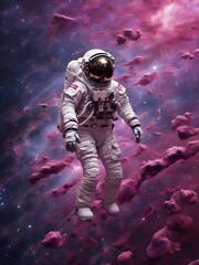 Fototapeta premium Cyberpunk City on an Alien Planet with Futuristic Design