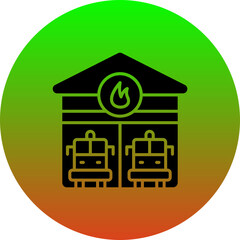 Firefighter Garage Icon