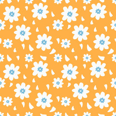 seamless floral pattern,hand drawn flowers, for fabric, textiles, clothing, wrapping paper, cover, banner, interior decor, flora pattern backgrounds.