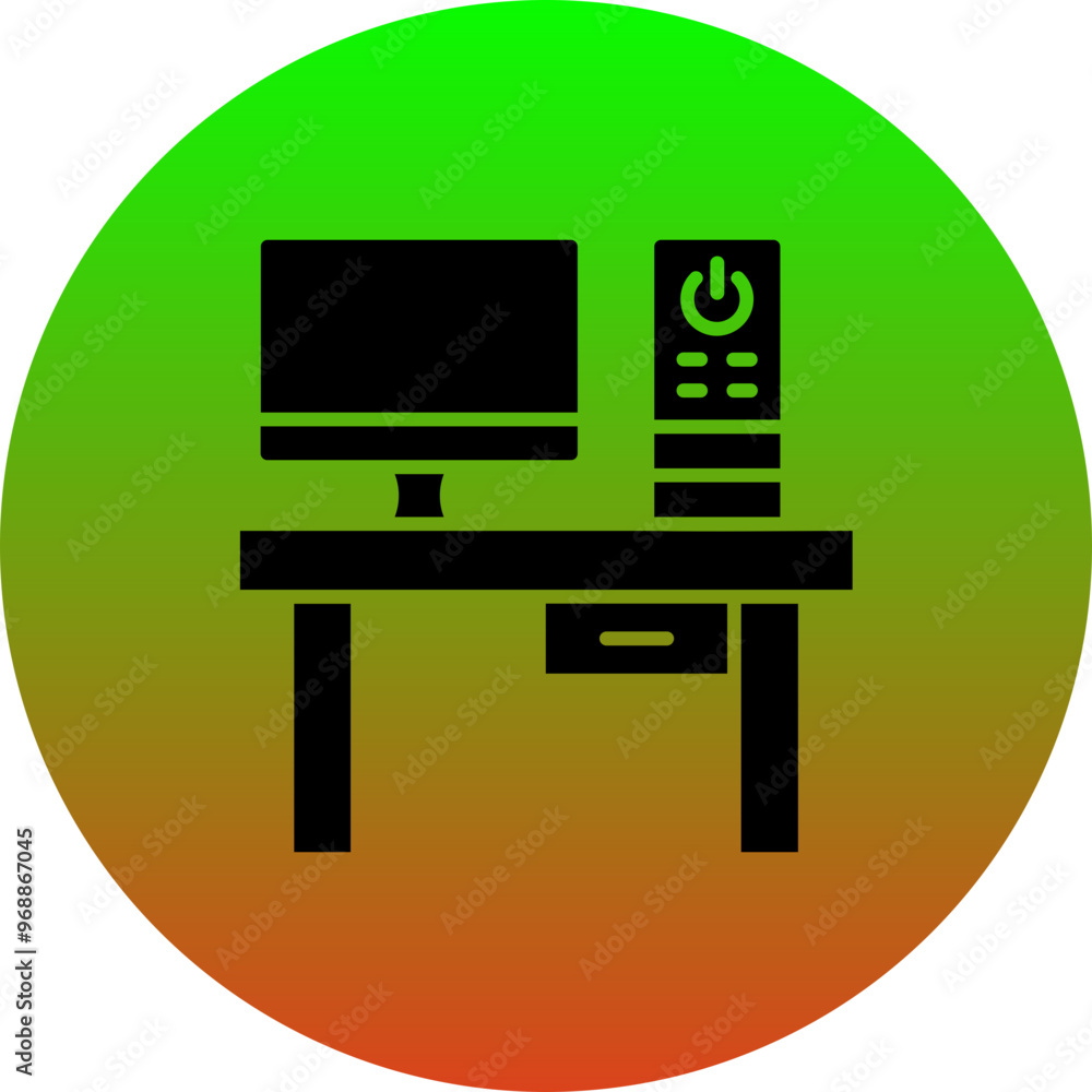 Poster workplace icon